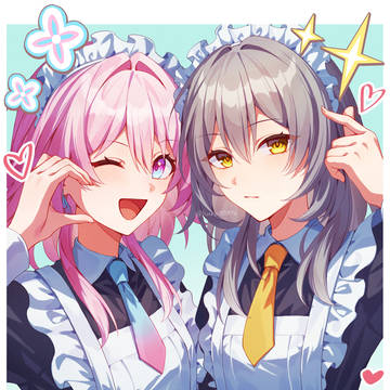 メイド服なのか&星