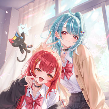 窓際のふたり