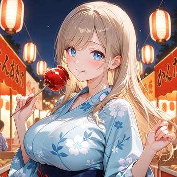 りんご飴おいしい～っ😋💕