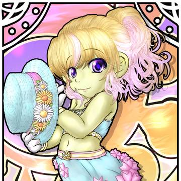 DQX フレのどわこさん描かせてもらいましたb