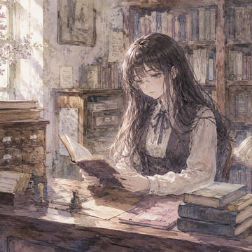 受付の向こうで、一冊