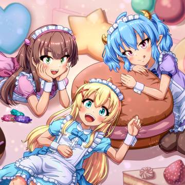 スイーツとメイドコス