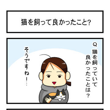 猫と飼って良かったこと?