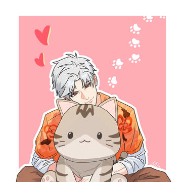 Boss and his plushie