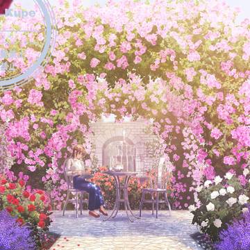 5月のイングリッシュガーデンにて