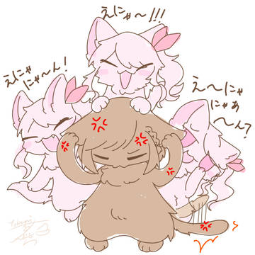 「「「ねぇねぇえにゃにゃ〜ん!!!」」」