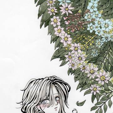 葉の下で🍃