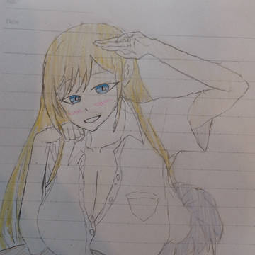挨拶する紗枝葉ちゃん