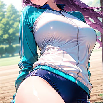 その視線…体操着越しでも分かる
