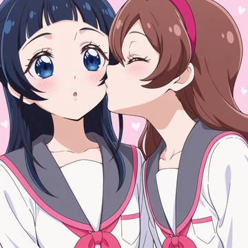 ほっぺにキスかわいいいいい!!!