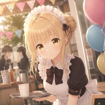 椎名真昼 メイド服
