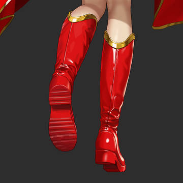 Supergirl-55 靴-1