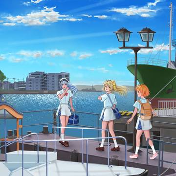 浦賀湾と渡し船(浦賀の渡し)