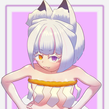 しめ縄チューブトップとお札パンツ