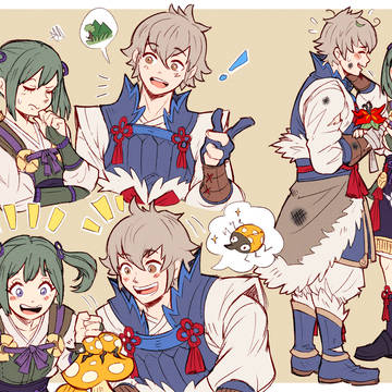 Kiragi and Midori