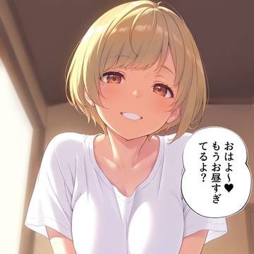 おはよ~、もうお昼過ぎてるよ♥