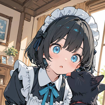 この子はいつも猫様と仲良し