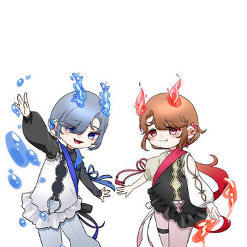 火と水の双子