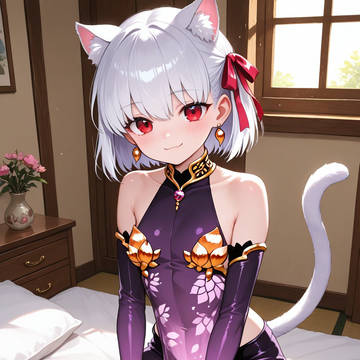 Cute Kama cat girl