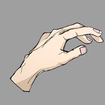 手