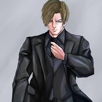 黒スーツレオン
