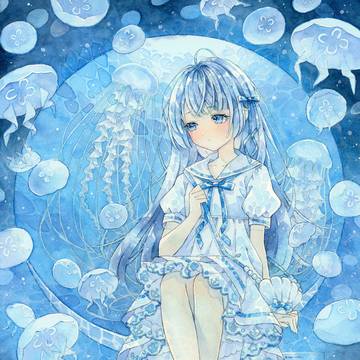 幻想水族館　くらげ水槽