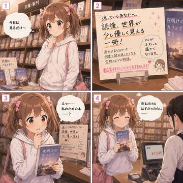 本屋さんにて…