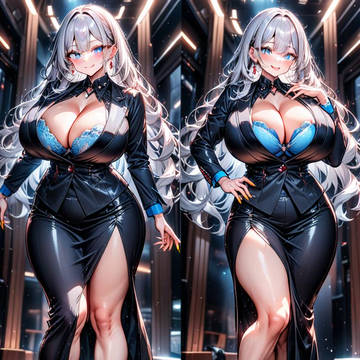 銀髪OLさん120(ブラックマジシャンガール含む)