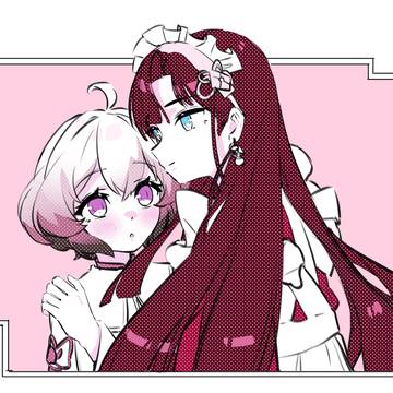 【oc/創作百合】メイドとお嬢様✨️💓