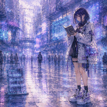 未来都市と紙の本