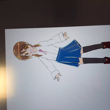 うちの子の色塗り