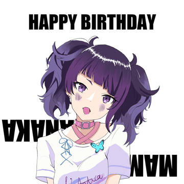 田中摩美々誕生日絵