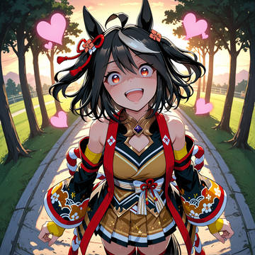 楽しそうなキタサン