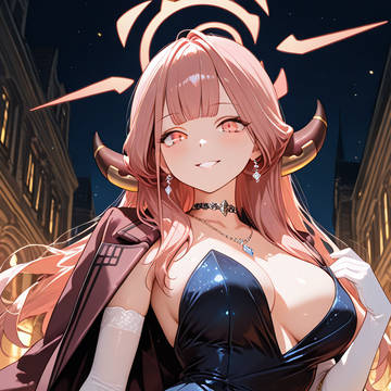 陸八魔アル ドレス2
