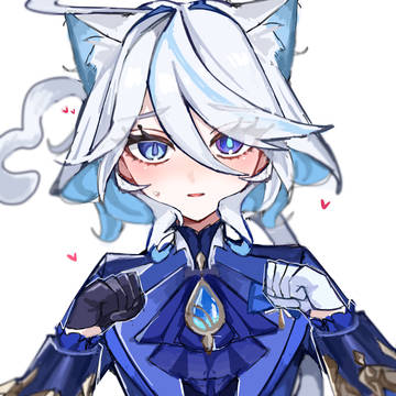 💧　にゃ、にゃん‥。