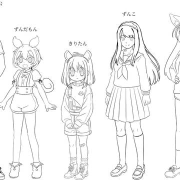 開発中ゲームのキャラクターデザイン