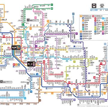 愛知県鉄道路線図2026