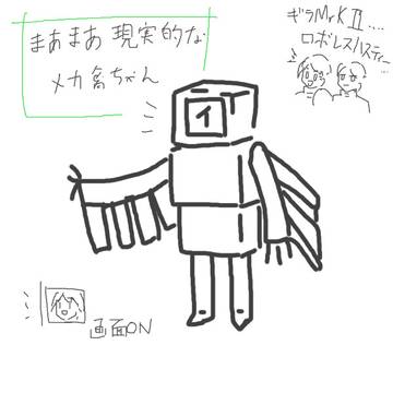 超個人的イメージのメカ禽ちゃん