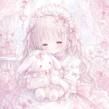 うさぎとメイドさん