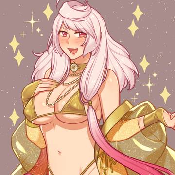 golden bikini