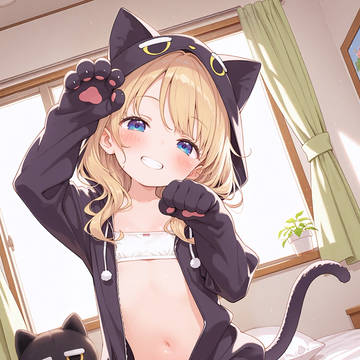 猫の着ぐるみロリ