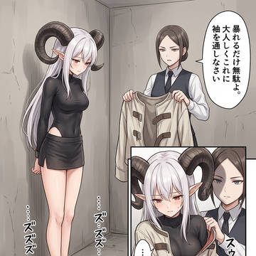 拘束衣を着せる