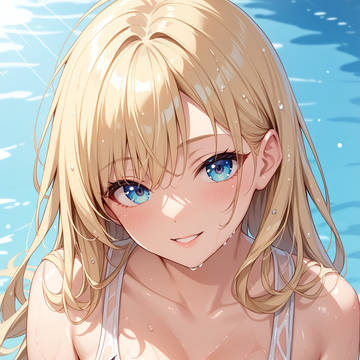 ねえ、泳ぎ疲れちゃった…少し休憩していい？