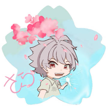 さくらマカロンキーフォルダーで使ったイラスト
