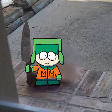 Kyle with a knife(remake)