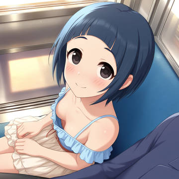 岡崎さんと電車移動