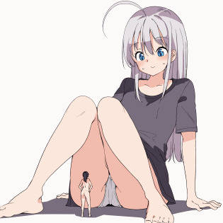 ◆サンプル◆おっきな女の子のあそこで遊ぶアニメーション
