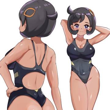 競泳水着を着たらこうなるマチ