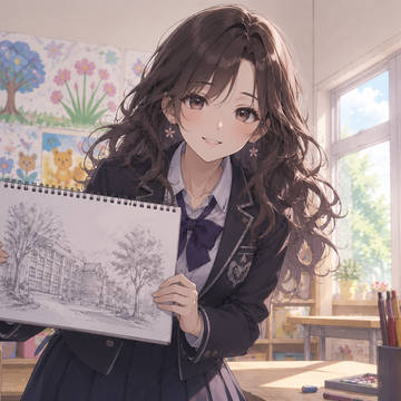 洋蘭学園のイメージイラスト