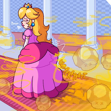 Peach Fumigating the Castle
